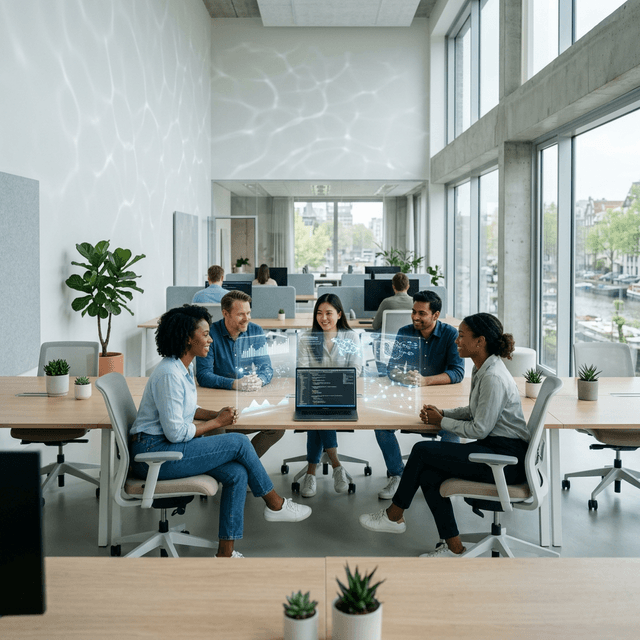 Het MKB Agent team werkt samen aan AI-oplossingen